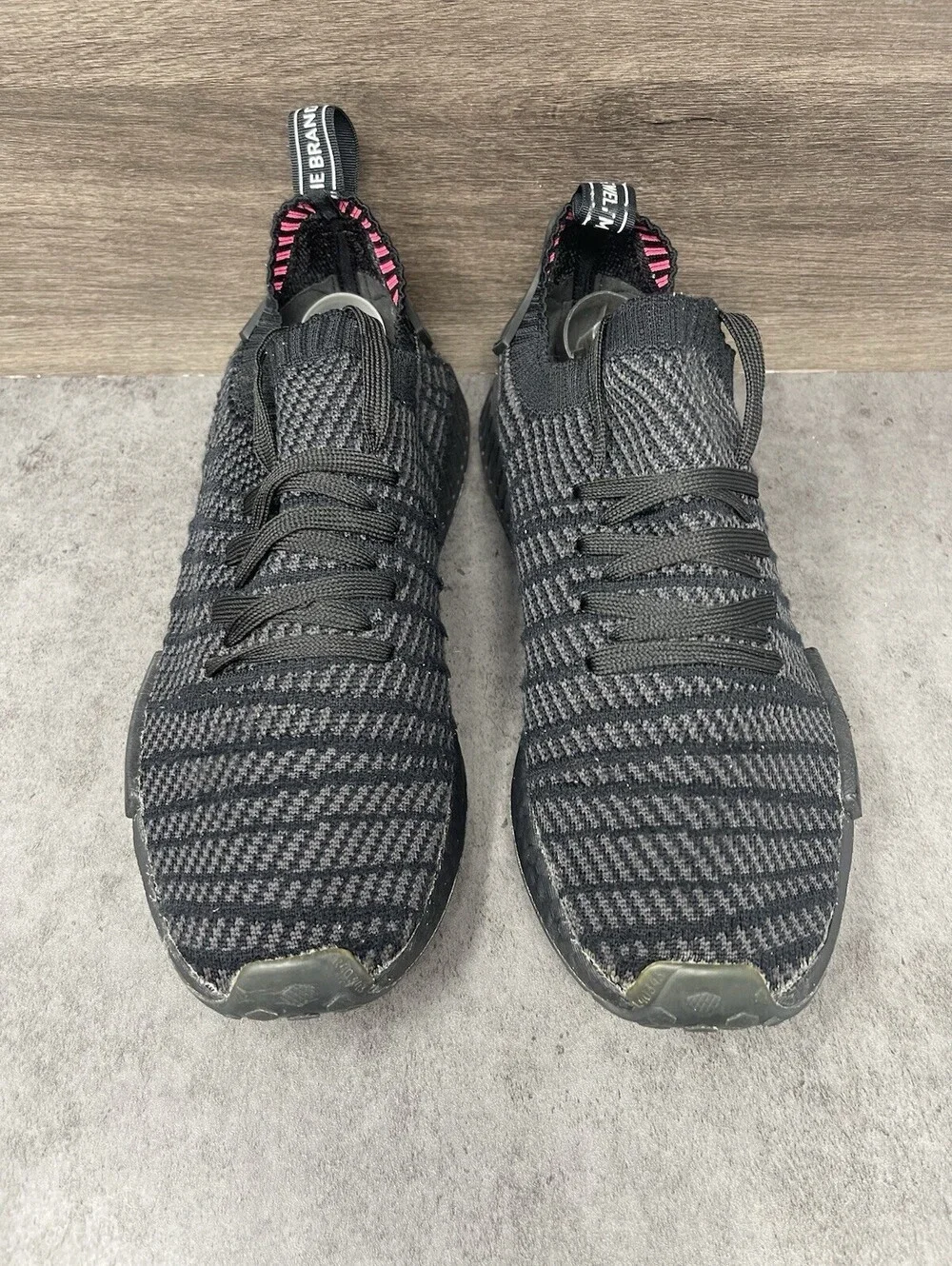 adidas NMD R1 STLT Primeknit Triple Black Size 12 Mens Boost Sneakers CQ2391